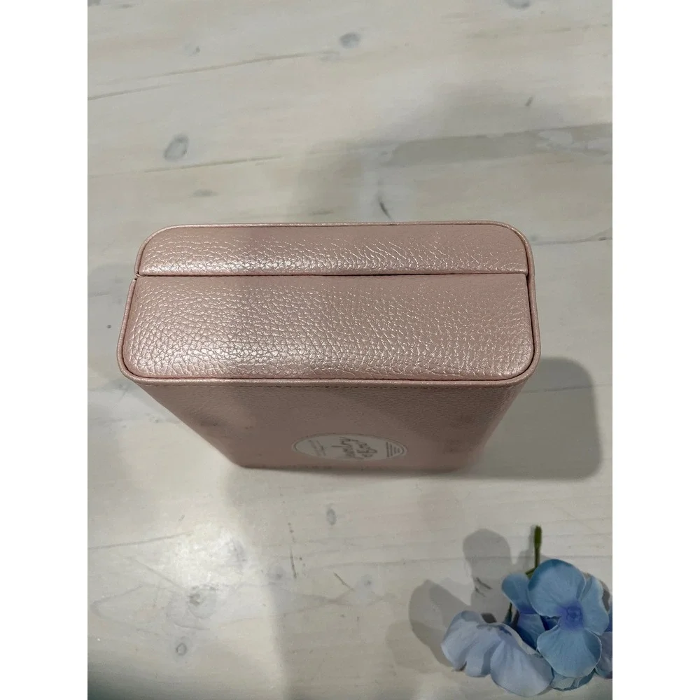 Taylor Madison‎ Designs Jewelry Box Travel Case Organizer Pink Faux Leather
